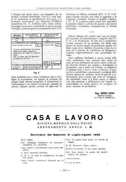 L'organizzazione scientifica del lavoro rivista dell'Ente nazionale italiano per l'organizzazione scientifica del lavoro