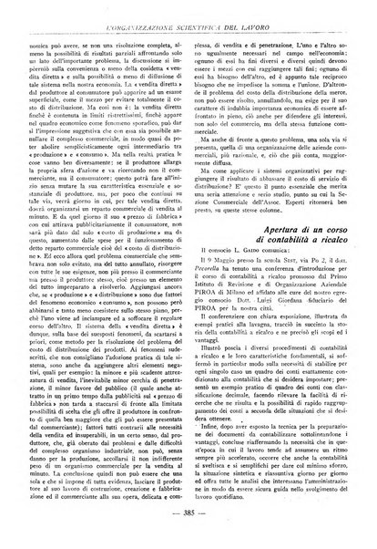 L'organizzazione scientifica del lavoro rivista dell'Ente nazionale italiano per l'organizzazione scientifica del lavoro