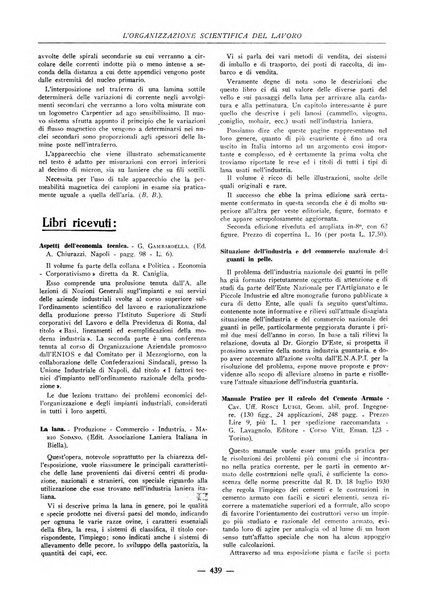 L'organizzazione scientifica del lavoro rivista dell'Ente nazionale italiano per l'organizzazione scientifica del lavoro