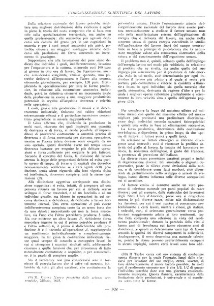 L'organizzazione scientifica del lavoro rivista dell'Ente nazionale italiano per l'organizzazione scientifica del lavoro