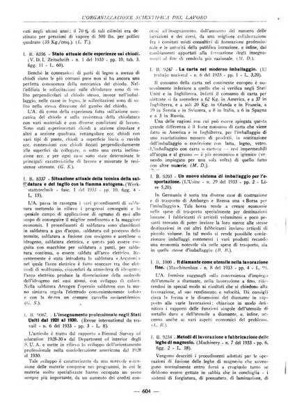 L'organizzazione scientifica del lavoro rivista dell'Ente nazionale italiano per l'organizzazione scientifica del lavoro