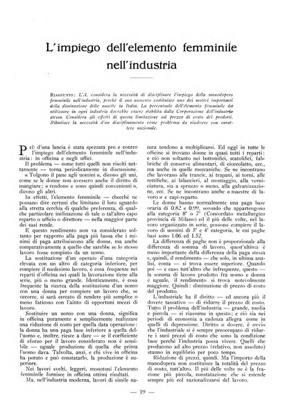 L'organizzazione scientifica del lavoro rivista dell'Ente nazionale italiano per l'organizzazione scientifica del lavoro