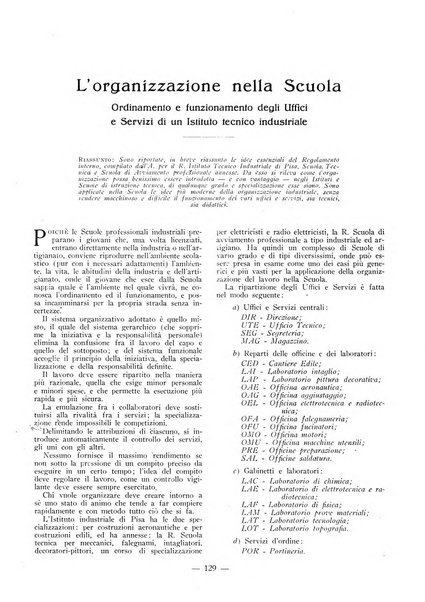 L'organizzazione scientifica del lavoro rivista dell'Ente nazionale italiano per l'organizzazione scientifica del lavoro