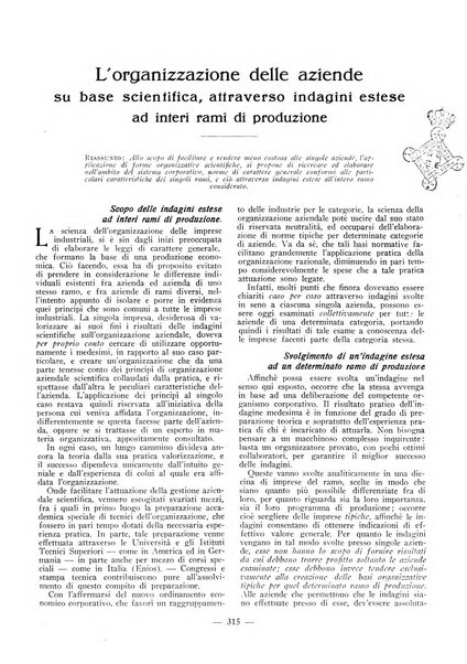 L'organizzazione scientifica del lavoro rivista dell'Ente nazionale italiano per l'organizzazione scientifica del lavoro