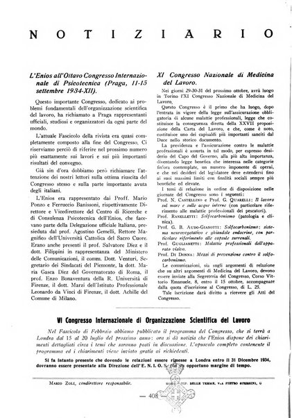 L'organizzazione scientifica del lavoro rivista dell'Ente nazionale italiano per l'organizzazione scientifica del lavoro