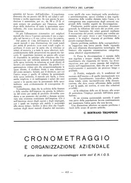 L'organizzazione scientifica del lavoro rivista dell'Ente nazionale italiano per l'organizzazione scientifica del lavoro