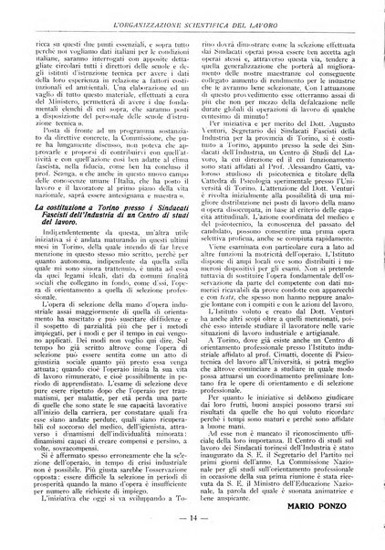 L'organizzazione scientifica del lavoro rivista dell'Ente nazionale italiano per l'organizzazione scientifica del lavoro