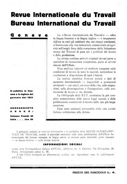 L'organizzazione scientifica del lavoro rivista dell'Ente nazionale italiano per l'organizzazione scientifica del lavoro