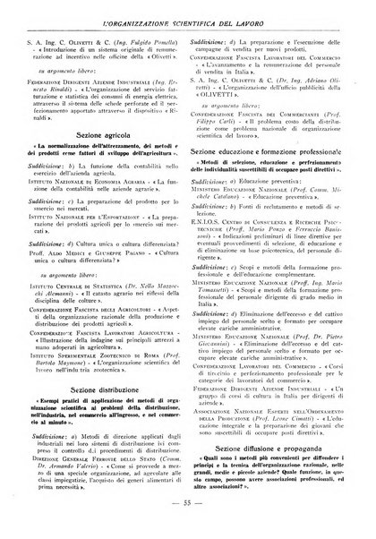 L'organizzazione scientifica del lavoro rivista dell'Ente nazionale italiano per l'organizzazione scientifica del lavoro