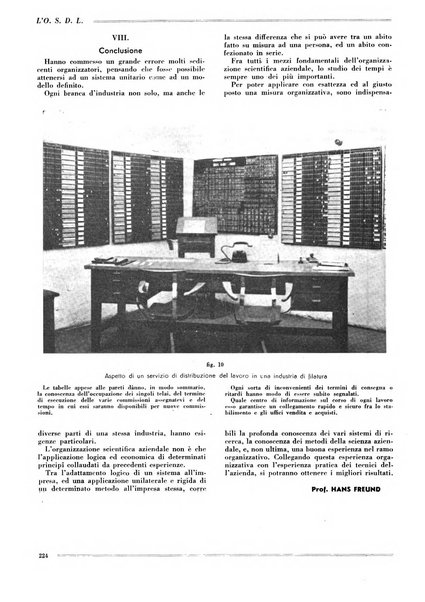 L'organizzazione scientifica del lavoro rivista dell'Ente nazionale italiano per l'organizzazione scientifica del lavoro