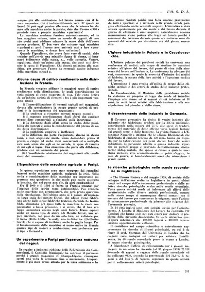 L'organizzazione scientifica del lavoro rivista dell'Ente nazionale italiano per l'organizzazione scientifica del lavoro