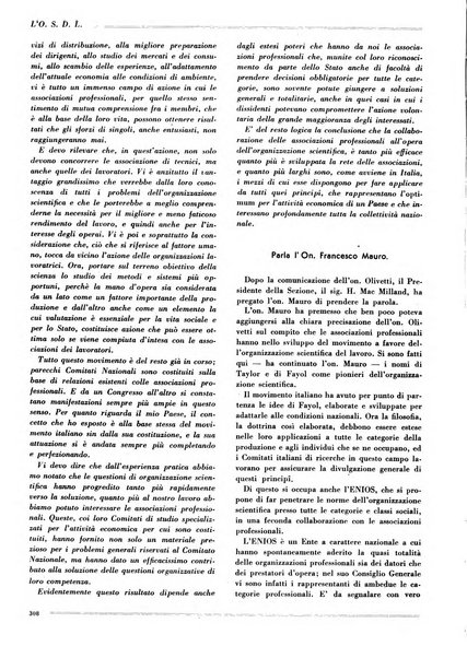 L'organizzazione scientifica del lavoro rivista dell'Ente nazionale italiano per l'organizzazione scientifica del lavoro