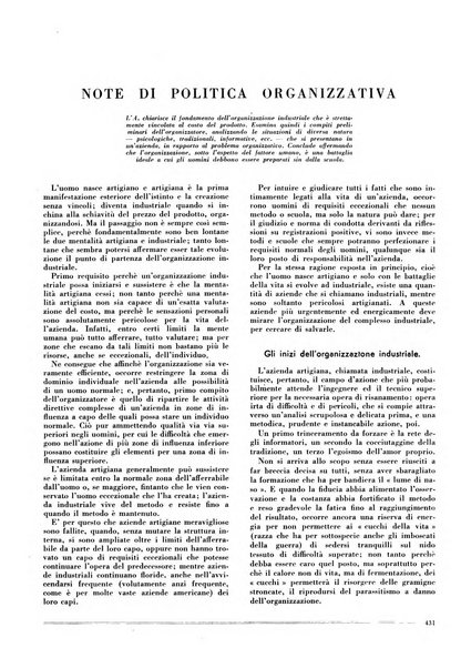 L'organizzazione scientifica del lavoro rivista dell'Ente nazionale italiano per l'organizzazione scientifica del lavoro