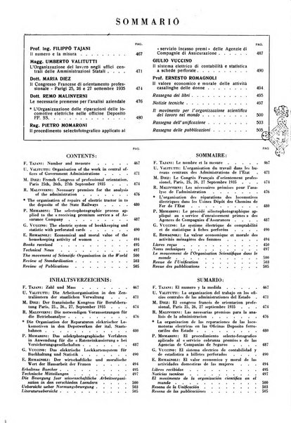 L'organizzazione scientifica del lavoro rivista dell'Ente nazionale italiano per l'organizzazione scientifica del lavoro