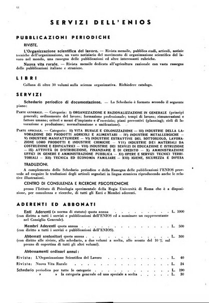 L'organizzazione scientifica del lavoro rivista dell'Ente nazionale italiano per l'organizzazione scientifica del lavoro