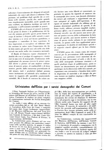 L'organizzazione scientifica del lavoro rivista dell'Ente nazionale italiano per l'organizzazione scientifica del lavoro