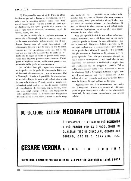 L'organizzazione scientifica del lavoro rivista dell'Ente nazionale italiano per l'organizzazione scientifica del lavoro