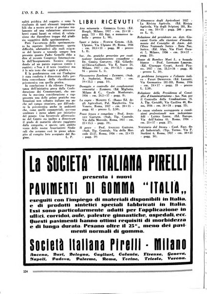 L'organizzazione scientifica del lavoro rivista dell'Ente nazionale italiano per l'organizzazione scientifica del lavoro