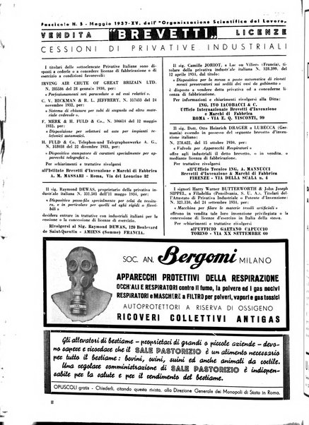 L'organizzazione scientifica del lavoro rivista dell'Ente nazionale italiano per l'organizzazione scientifica del lavoro