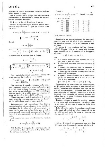 L'organizzazione scientifica del lavoro rivista dell'Ente nazionale italiano per l'organizzazione scientifica del lavoro