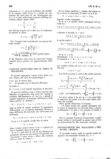 L'organizzazione scientifica del lavoro rivista dell'Ente nazionale italiano per l'organizzazione scientifica del lavoro