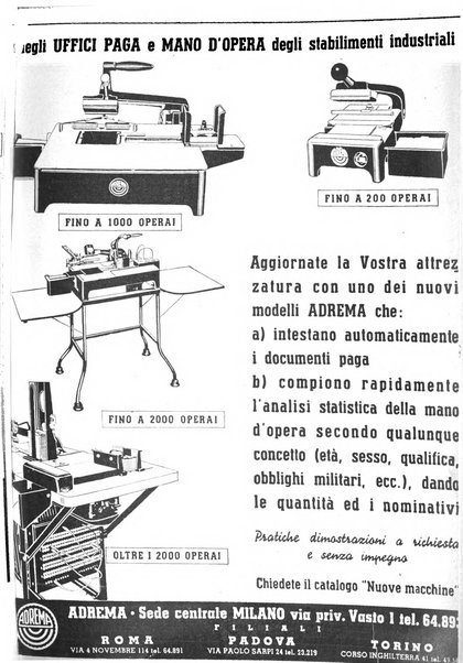 L'organizzazione scientifica del lavoro rivista dell'Ente nazionale italiano per l'organizzazione scientifica del lavoro