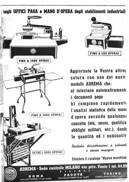 L'organizzazione scientifica del lavoro rivista dell'Ente nazionale italiano per l'organizzazione scientifica del lavoro