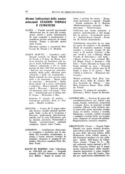 Rivista di idroclimatologia, talassologia e terapia fisica organo ufficiale dell'Associazione medica italiana di idroclimatologia talassologia e terapia fisica