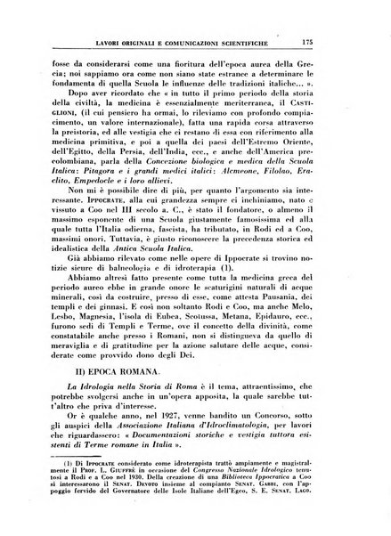 Rivista di idroclimatologia, talassologia e terapia fisica organo ufficiale dell'Associazione medica italiana di idroclimatologia talassologia e terapia fisica