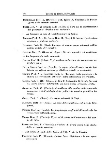 Rivista di idroclimatologia, talassologia e terapia fisica organo ufficiale dell'Associazione medica italiana di idroclimatologia talassologia e terapia fisica