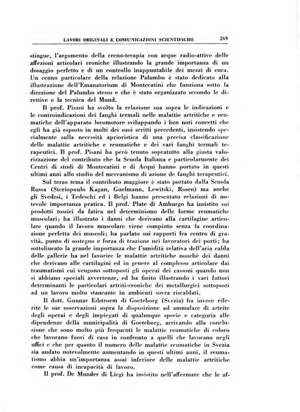 Rivista di idroclimatologia, talassologia e terapia fisica organo ufficiale dell'Associazione medica italiana di idroclimatologia talassologia e terapia fisica