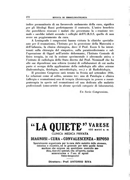 Rivista di idroclimatologia, talassologia e terapia fisica organo ufficiale dell'Associazione medica italiana di idroclimatologia talassologia e terapia fisica