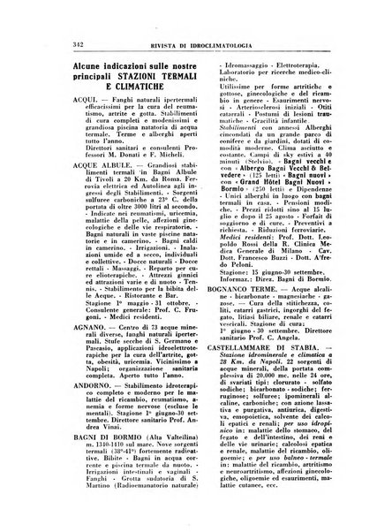 Rivista di idroclimatologia, talassologia e terapia fisica organo ufficiale dell'Associazione medica italiana di idroclimatologia talassologia e terapia fisica