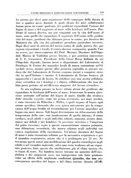 Rivista di idroclimatologia, talassologia e terapia fisica organo ufficiale dell'Associazione medica italiana di idroclimatologia talassologia e terapia fisica