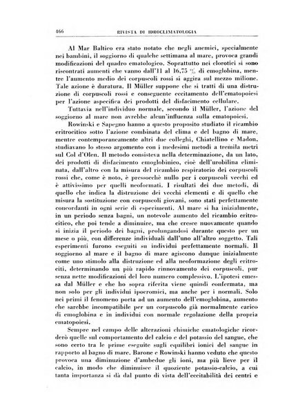 Rivista di idroclimatologia, talassologia e terapia fisica organo ufficiale dell'Associazione medica italiana di idroclimatologia talassologia e terapia fisica