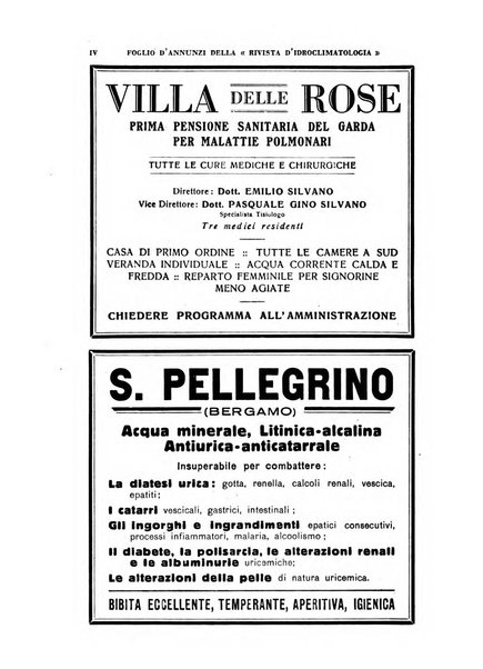 Rivista di idroclimatologia, talassologia e terapia fisica organo ufficiale dell'Associazione medica italiana di idroclimatologia talassologia e terapia fisica