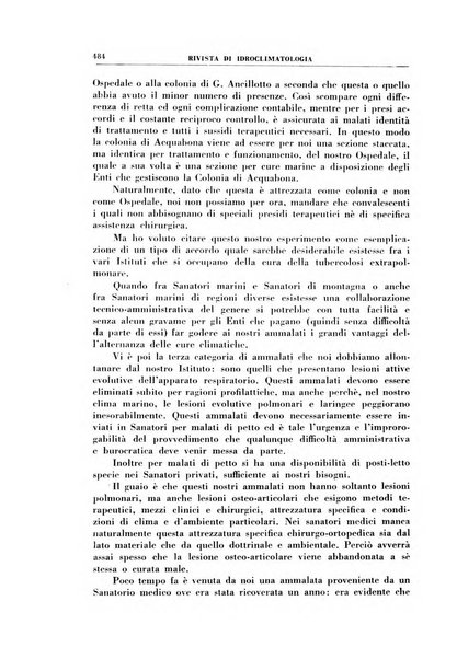 Rivista di idroclimatologia, talassologia e terapia fisica organo ufficiale dell'Associazione medica italiana di idroclimatologia talassologia e terapia fisica