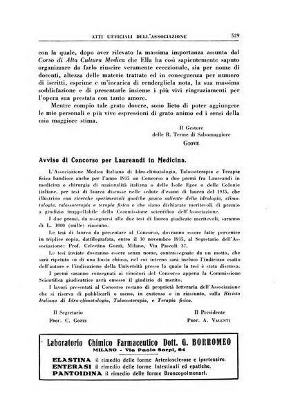 Rivista di idroclimatologia, talassologia e terapia fisica organo ufficiale dell'Associazione medica italiana di idroclimatologia talassologia e terapia fisica