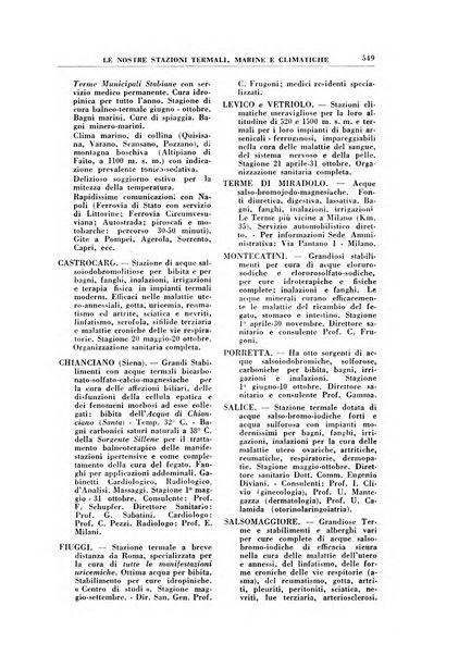 Rivista di idroclimatologia, talassologia e terapia fisica organo ufficiale dell'Associazione medica italiana di idroclimatologia talassologia e terapia fisica