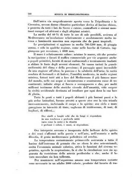 Rivista di idroclimatologia, talassologia e terapia fisica organo ufficiale dell'Associazione medica italiana di idroclimatologia talassologia e terapia fisica