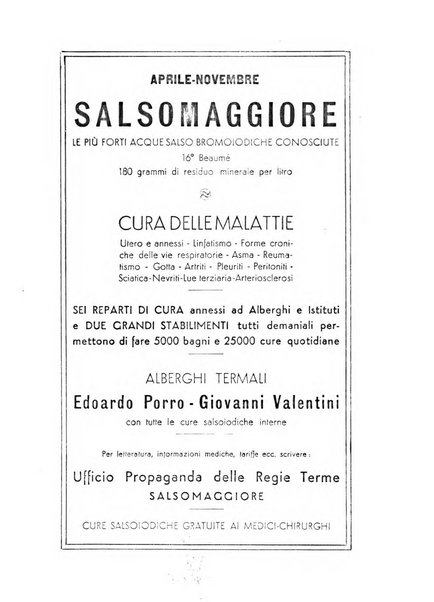 Rivista di idroclimatologia, talassologia e terapia fisica organo ufficiale dell'Associazione medica italiana di idroclimatologia talassologia e terapia fisica