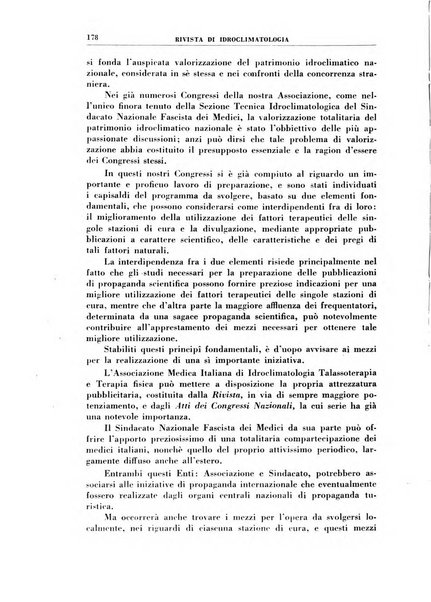 Rivista di idroclimatologia, talassologia e terapia fisica organo ufficiale dell'Associazione medica italiana di idroclimatologia talassologia e terapia fisica