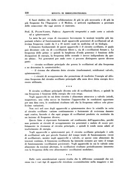 Rivista di idroclimatologia, talassologia e terapia fisica organo ufficiale dell'Associazione medica italiana di idroclimatologia talassologia e terapia fisica