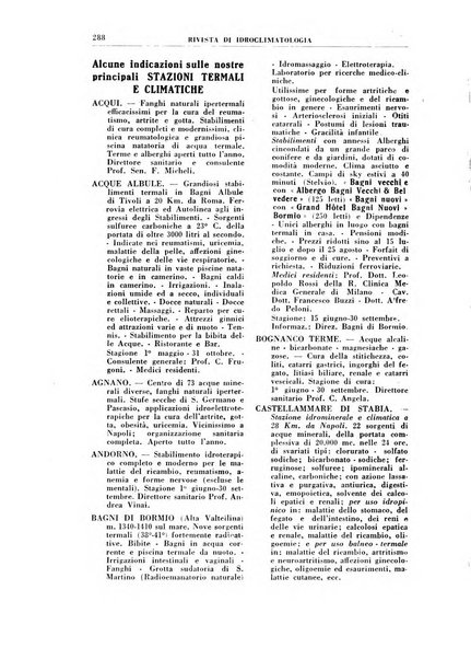 Rivista di idroclimatologia, talassologia e terapia fisica organo ufficiale dell'Associazione medica italiana di idroclimatologia talassologia e terapia fisica