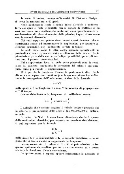 Rivista di idroclimatologia, talassologia e terapia fisica organo ufficiale dell'Associazione medica italiana di idroclimatologia talassologia e terapia fisica