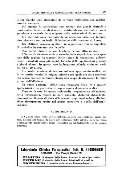 Rivista di idroclimatologia, talassologia e terapia fisica organo ufficiale dell'Associazione medica italiana di idroclimatologia talassologia e terapia fisica