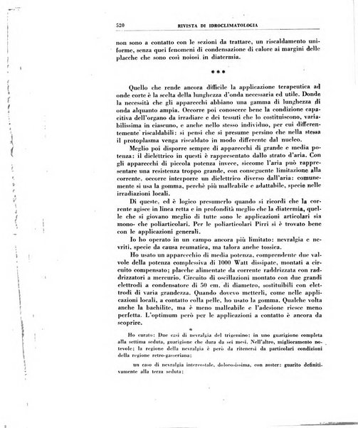 Rivista di idroclimatologia, talassologia e terapia fisica organo ufficiale dell'Associazione medica italiana di idroclimatologia talassologia e terapia fisica