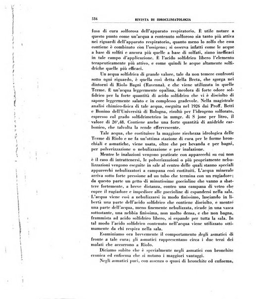 Rivista di idroclimatologia, talassologia e terapia fisica organo ufficiale dell'Associazione medica italiana di idroclimatologia talassologia e terapia fisica