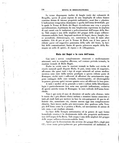 Rivista di idroclimatologia, talassologia e terapia fisica organo ufficiale dell'Associazione medica italiana di idroclimatologia talassologia e terapia fisica