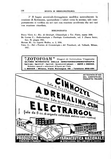 Rivista di idroclimatologia, talassologia e terapia fisica organo ufficiale dell'Associazione medica italiana di idroclimatologia talassologia e terapia fisica